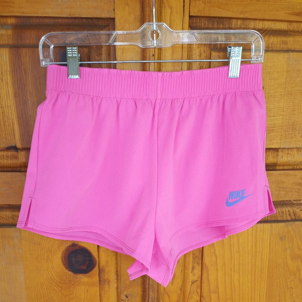 Nike neon pink athletic shorts